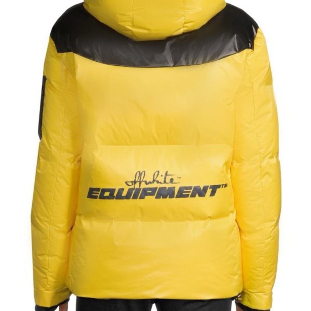 Off-White Logo Ski Puffer Down Jacket - image 3